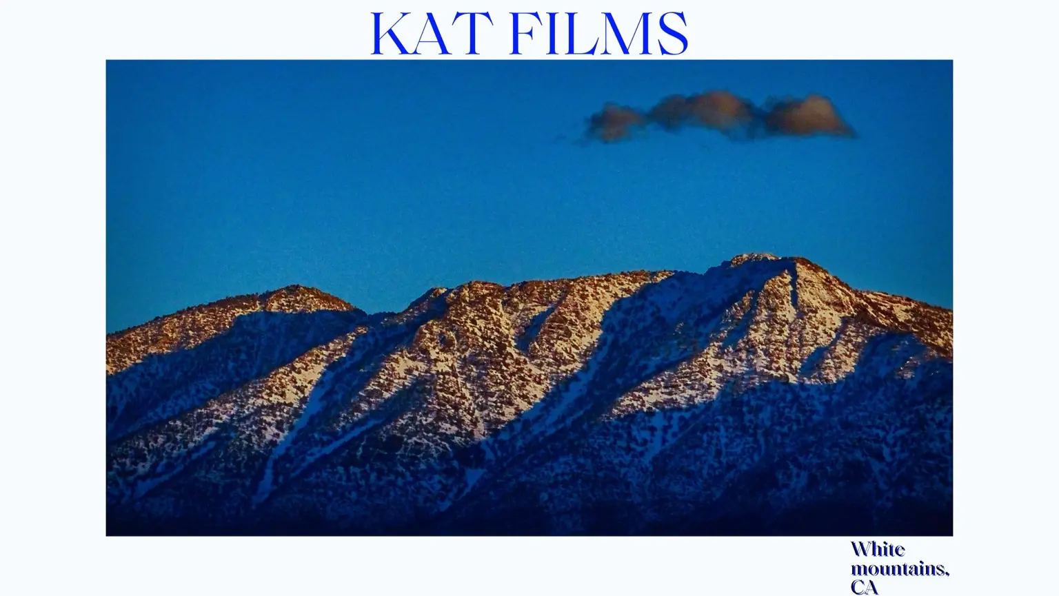 Blue-hour light on a Sierra mountain