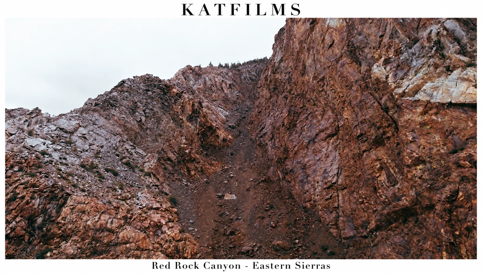 Red Rock Canyon cliffs in the Eastern Sierra